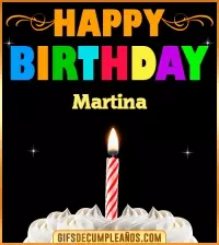 GiF Happy Birthday Martina